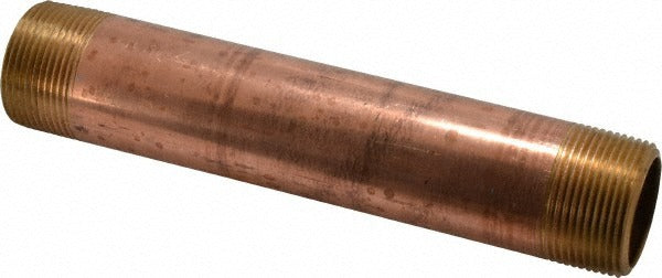 MERIT BRASS Merit Brass 2120-800 Brass Pipe Nipple 1-1/4 Npt 8 in