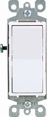 LEVITON Leviton S12-05601-2WS Single Pole Grounding Decorator Switch