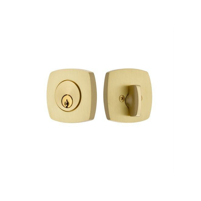 EMTEK Emtek 8426US4 Single Cylinder Deadbolt Satin Brass