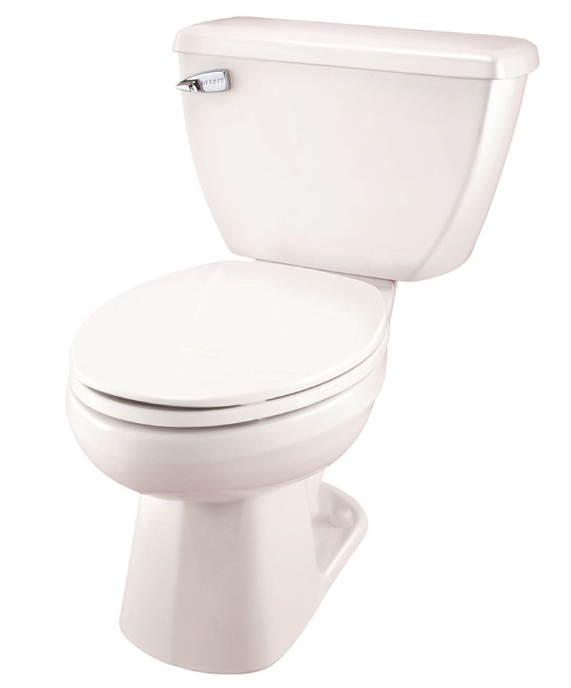 GERBER Gerber 21-312 Two-Piece, Elongated, 1.6 gpf, Left Hand Actuation, 12 inches Rough-In Toilet
