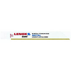 Lenox 21065810GR 8 x 3/4 x 0.05 Inch 10 TPI Titanium Coated Bi-Metal Reciprocating Saw Blade