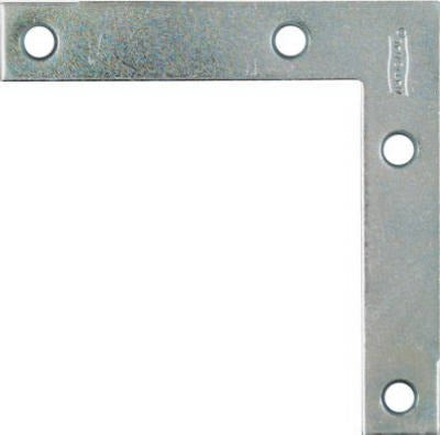 NATIONAL HARDWARE National Mfg N266-544 Flat Corner Iron 3.5in Zinc 20 Pack