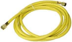 YELLOW JACKET Yellow Jacket 21112 Refrigerant Hose 12 Ft 45 Deg