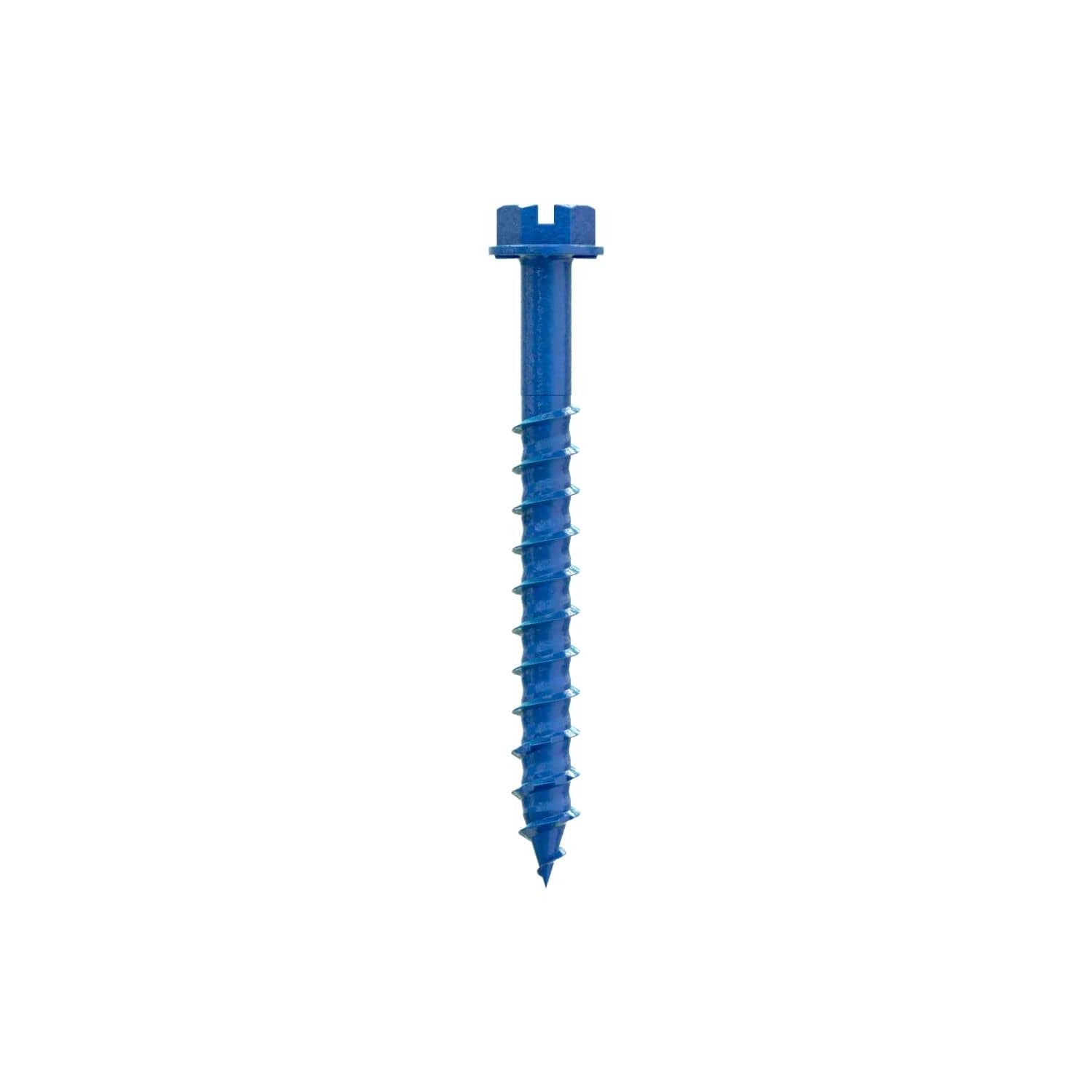 SIMPSON STRONG-TIE Simpson Strong-Tie TNT25214HC25 Titen Turbo hex head concrete anchor screw 1/4 in x 2-1/4 in (25 pack)