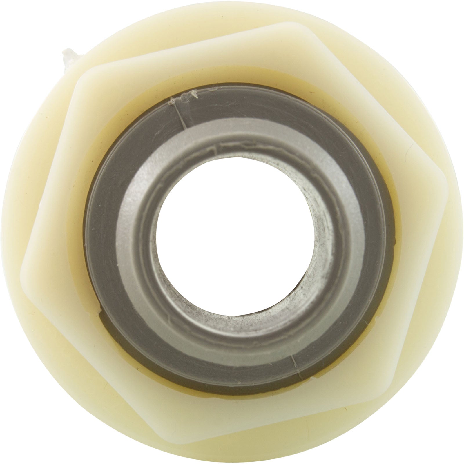 WATERWAY PLASTICS Waterway Plastics 212-1827 Bulkhead Wall Fitting 3/4 Rb Gray