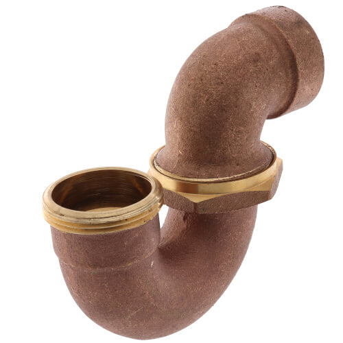 EVERFLOW Everflow 21317 1-1/2 in. Pattern Trap in Rough Brass
