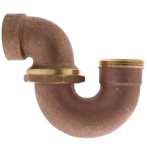 EVERFLOW Everflow 21317 1-1/2 in. Pattern Trap in Rough Brass