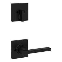 KWIKSET Kwikset 971CSLSQT-514 Casey Lever Trim Square Rose Matte Black