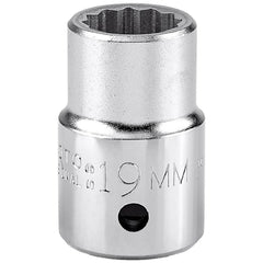 PROTO Proto J5519M 19mm 12-point 3/4 Drive Hand Socket