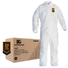 KIMBERLY-CLARK Kimberly-Clark 44314 KleenGuard A40 Coverall (XL/25 per Case)