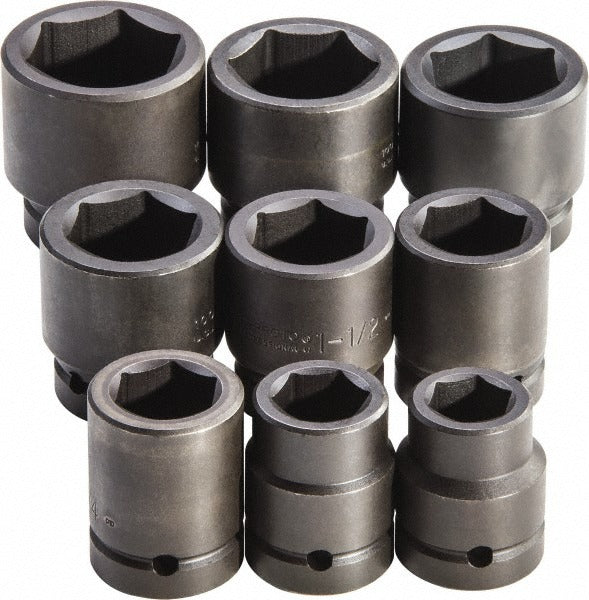PROTO Proto J76109 Impact Socket Set 9 Pc 1 in Drive