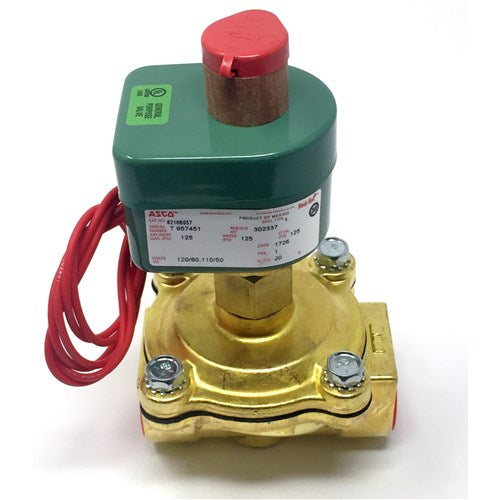 ASCO ASCO 8210B057120/60110/50 1in 120V NO Air/Water/Oil 0 -125#