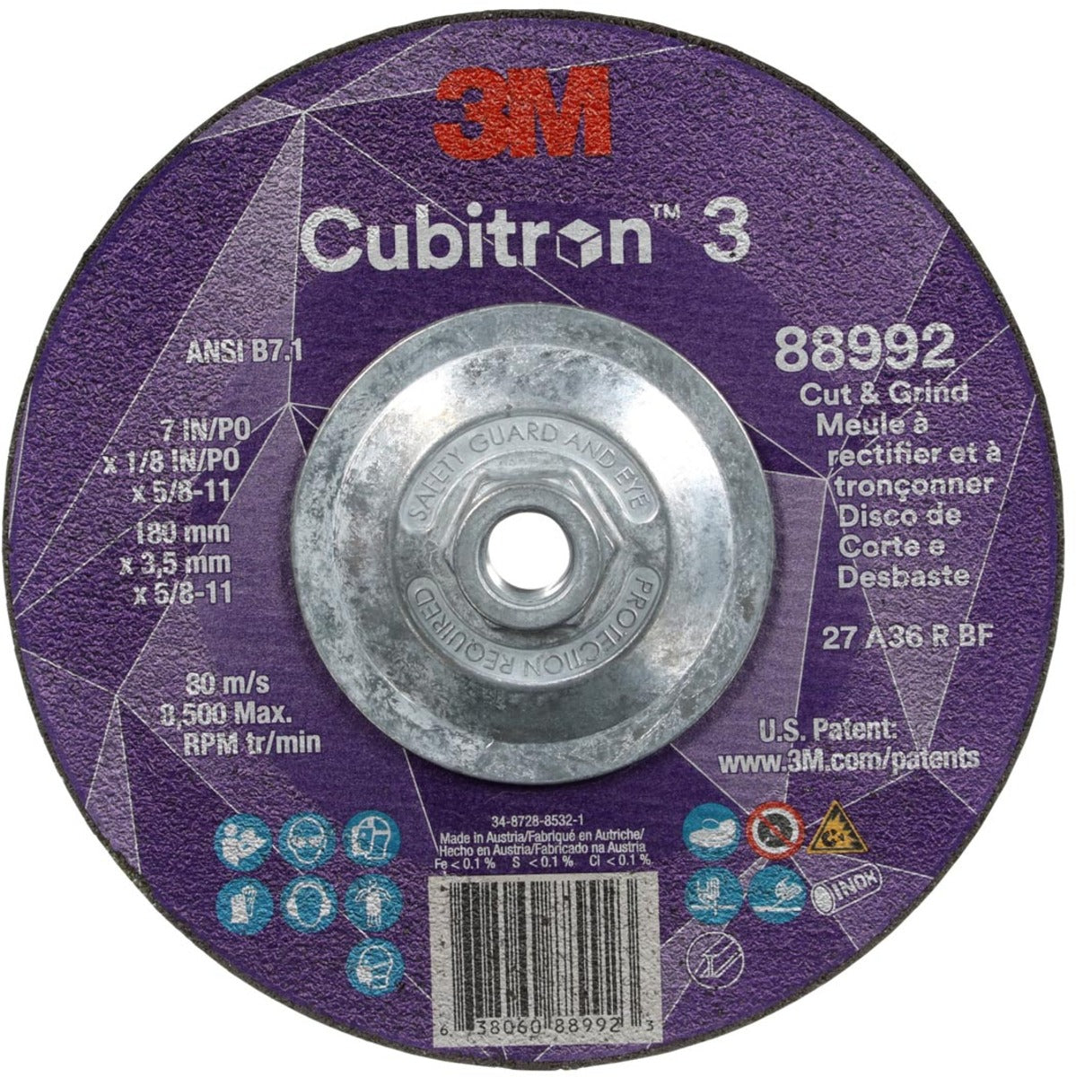 3M 7100313195 GRINDING & CUT OFF WHEELS