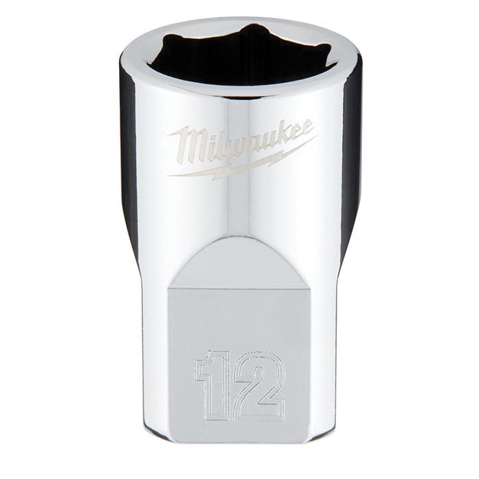 MILWAUKEE Milwaukee 45-34-9082 3/8 Drive 12mm Metric 6-Point Socket