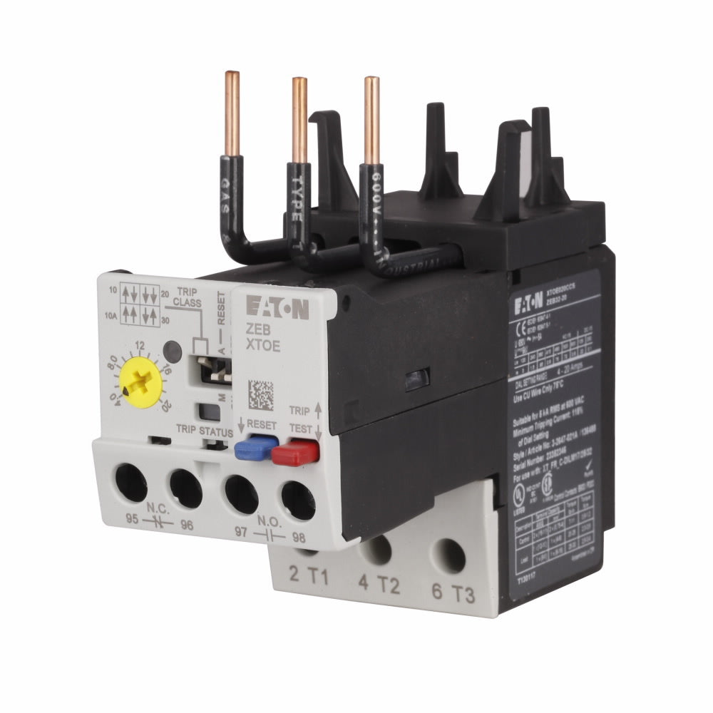 EATON Eaton XTOE020CCSS Relay OVLD Elek 4/20A 1NO-1NC