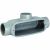 KILLARK Killark OT-2 T Type Conduit Body, Aluminium, 3/4 Hub, 7 Cubic Inch Volume
