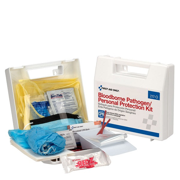 FIRST AID First Aid Only 217O Bloodborne Pathogen Kit with CPR Microshield - Each
