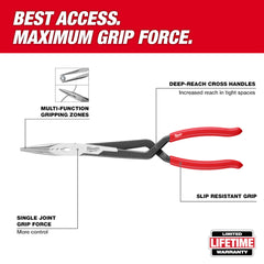 MILWAUKEE Milwaukee Tool 48-22-6542 2PC Long Reach Pliers Set