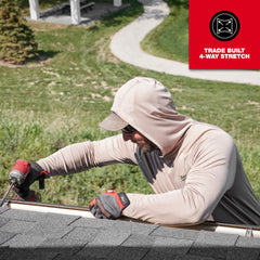 MILWAUKEE Milwaukee Tool M550N-3X WORKSKIN Sun Shirt - Sandstone 3X