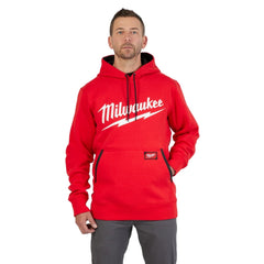 MILWAUKEE Milwaukee Tool 352R-3X Midweight Pullover Hoodie Red 3X