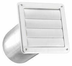 LAMBRO INDUSTRIES Lambro Industries 361WTP White Plastic Louver Vent 6 in
