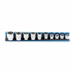 PROTO Proto j52123 Stubby Socket Set 3/8 in Drive 10 Pc Sae