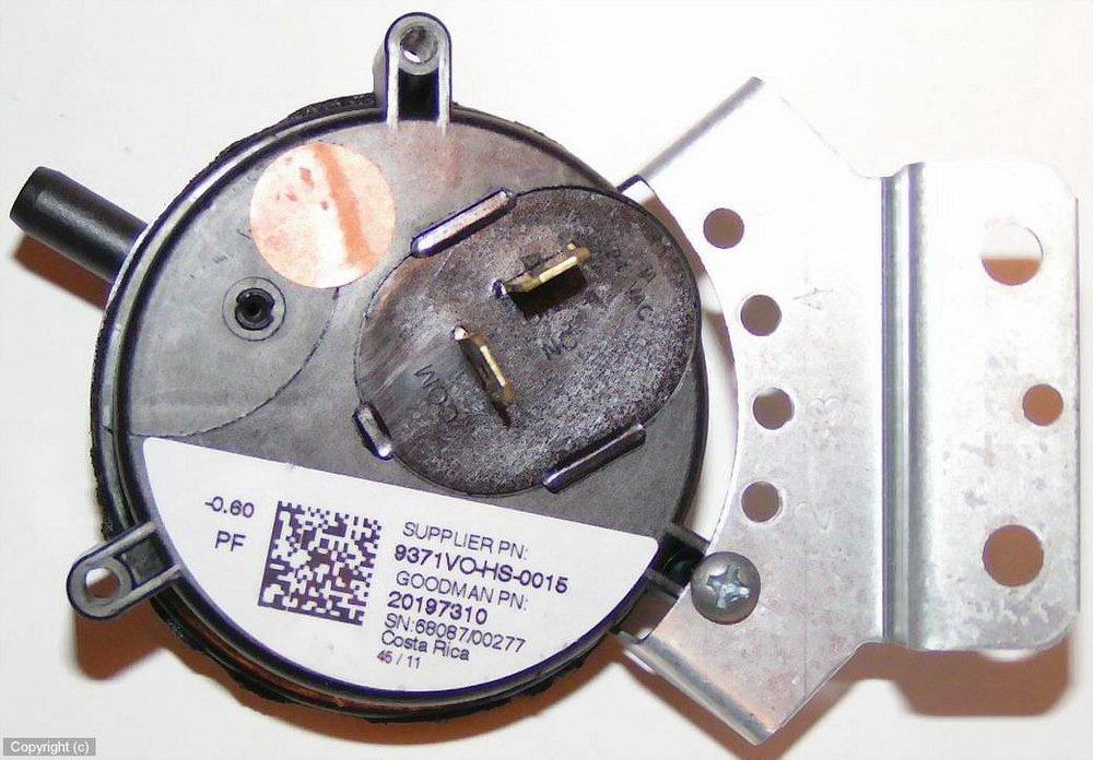 GOODMAN 20197310 AIR FLOW SWITCHES
