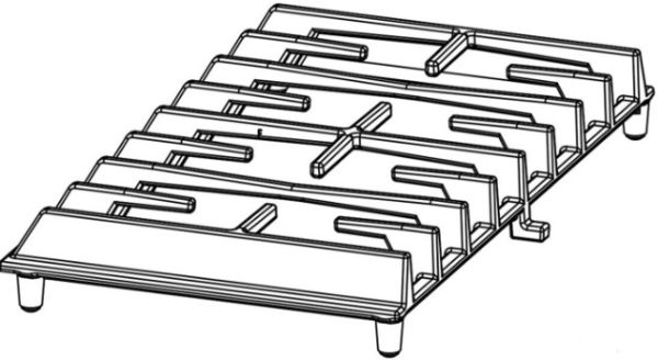 WHIRLPOOL W10689386 BURNERS, GRATES AND RADIANTS