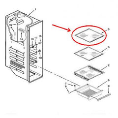 WHIRLPOOL WPW10702002 AIR CLEANER REPLACEMENT PARTS