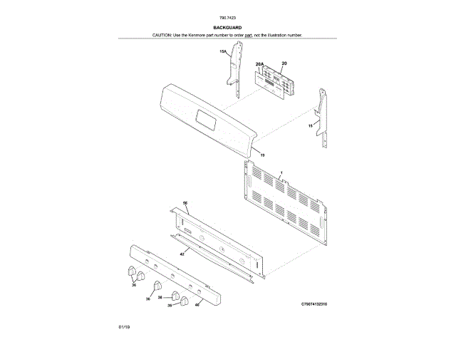 ELECTROLUX 316605340 AIR CLEANER REPLACEMENT PARTS