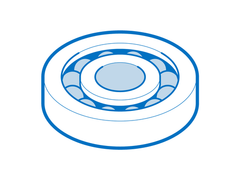 ELECTROLUX 318332211 BEARINGS