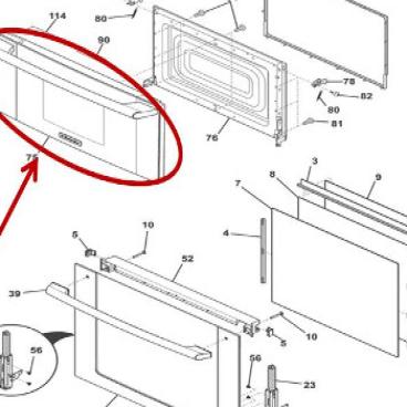 ELECTROLUX 5304503734 WALL BRACKETS & PARTS