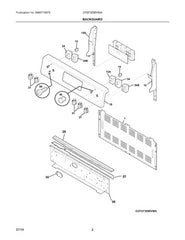 ELECTROLUX 5304520971 WALL BRACKETS & PARTS