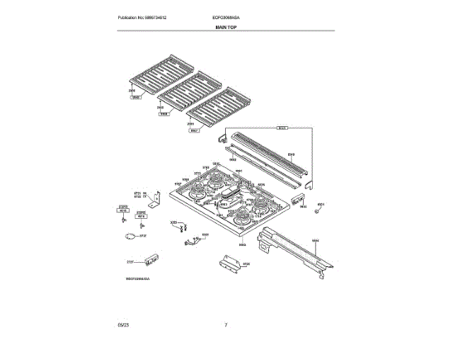 ELECTROLUX 5304531583 AIR CLEANER REPLACEMENT PARTS