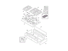 ELECTROLUX 318185234 WALL BRACKETS & PARTS