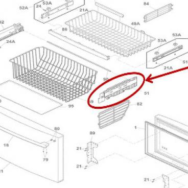 ELECTROLUX 5303918696 GENERAL EQUIPMENT HARDWARE