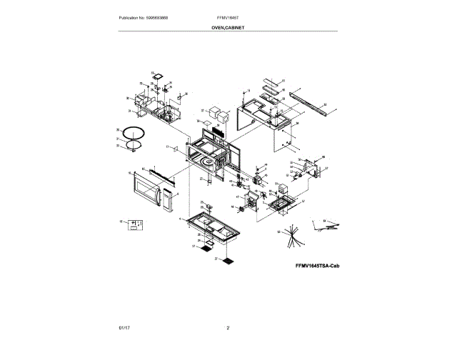 ELECTROLUX 5304509442 AIR CLEANER REPLACEMENT PARTS