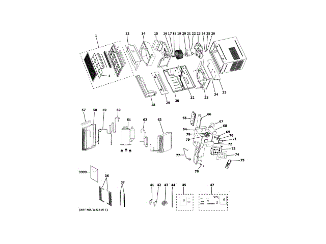 GENERAL ELECTRIC WJ73X21247 INLINE DUCT FANS