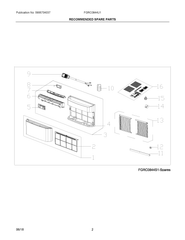 ELECTROLUX 5304504955 AIR CLEANER REPLACEMENT PARTS