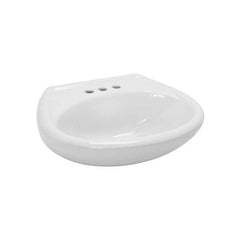 GERBER PLUMBING Gerber Plumbing G0012504 Maxwell 20-1/2 x 17-3/4 x 33-3/4 Round Petite Pedestal Sink