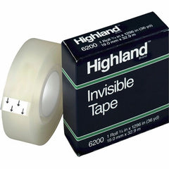 3M 3M MMM6200341296 Highland matte-finish invisible tape (0.75 in x 36 yd, 1 roll)