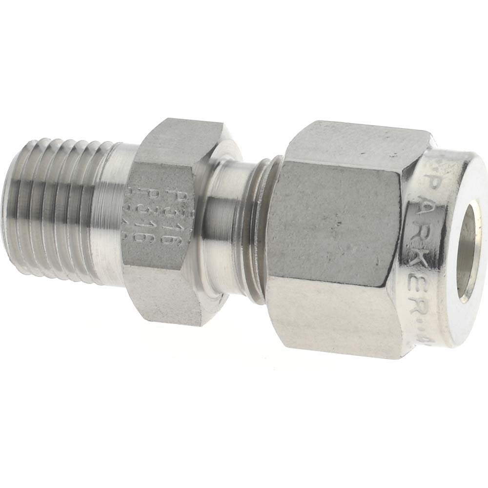 PARKER Parker 4MSC2N-316 Compression Tube Connector 1/8-27 Npt