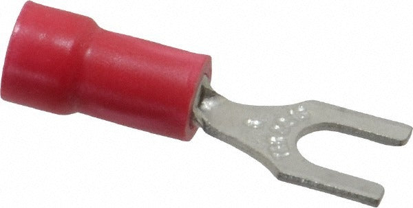 THOMAS & BETTS Thomas Betts 18RA-8F Fork Terminal Red Vinyl 8 Stud 600V