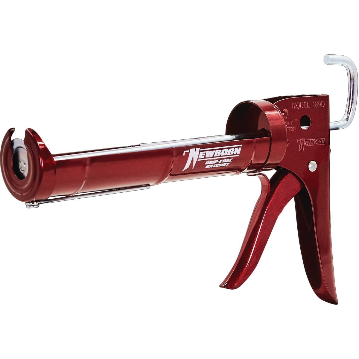 NEWBORN Newborn 189D Drip-Free Super Ratchet Rod Cradle Caulking Gun Manual (1/10 Gallon Cartridge)