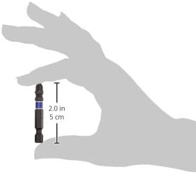 IRWIN Irwin IWAF32PH32 Impact Performance Series Phillips Power Bit #3 (2 Pack) IWAF32PH32