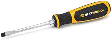 GEARWRENCH Gearwrench 80013H Slotted Dual Material Screwdriver 1/4 x 4