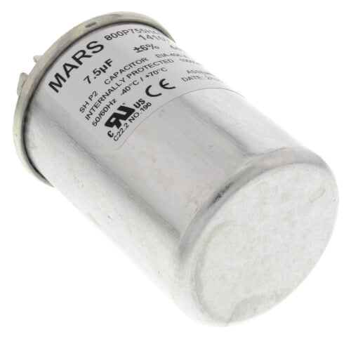 MARS MARS 14107 USA 7.5 MFD 440/370V Round Run Capacitor