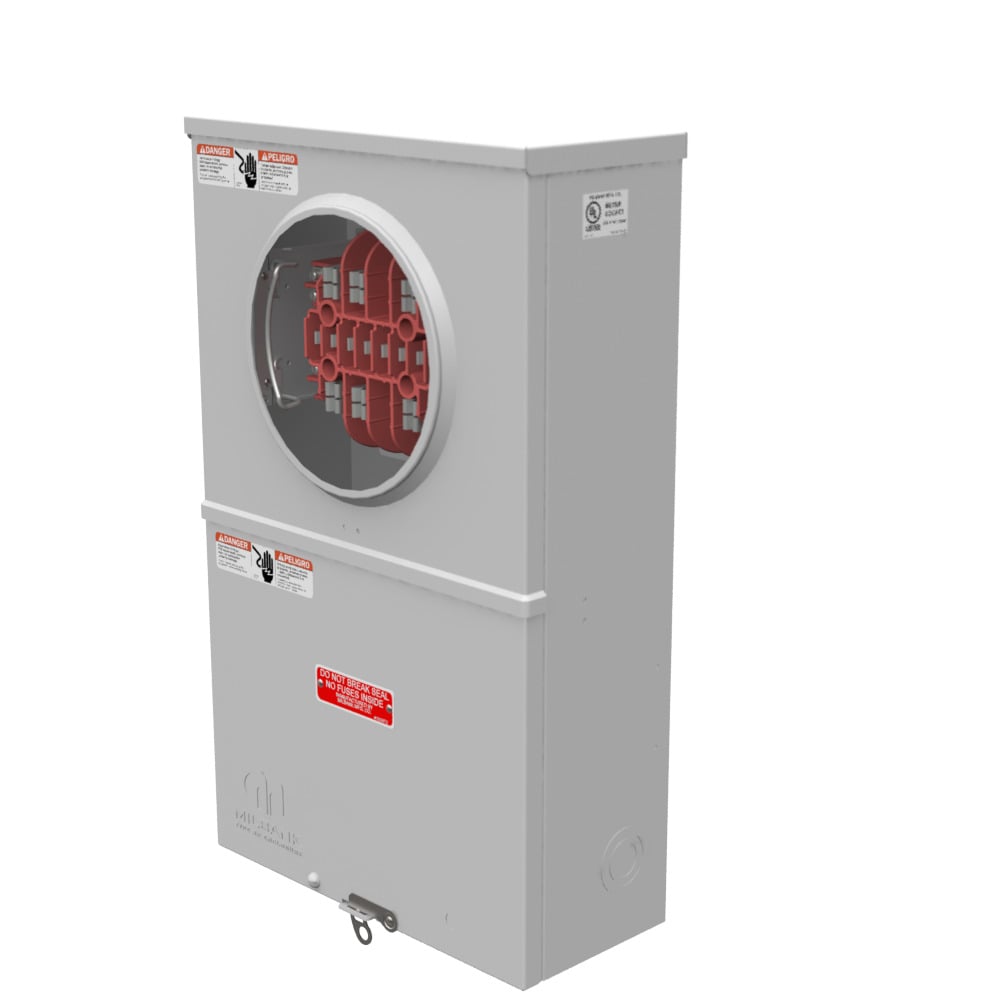 MILBANK Milbank UC4966-O-WC-21-NST 13 Term Ringless Plain Top Test Switch Prewired Nstar Massachusetts