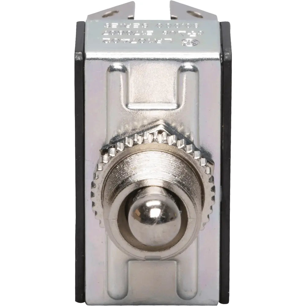 NSI NSI 78100TQ Toggle Switch, Maintained, On-Off-On, DPDT, Bat Handle, Quickconnect