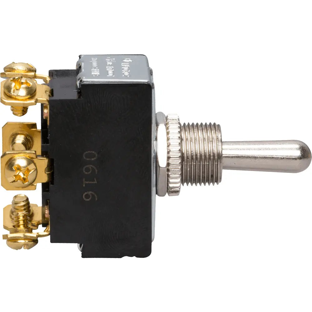 NSI NSI 78230TS Bat Toggle Switch, 125/250 VAC, 20/10 A, 1-1/2 hp Power Rating, DPDT Contact